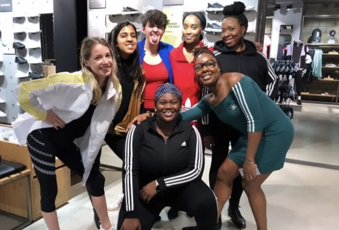 Launching Adidas x Sozie at the Adidas Flagship, Oxford Street, London.